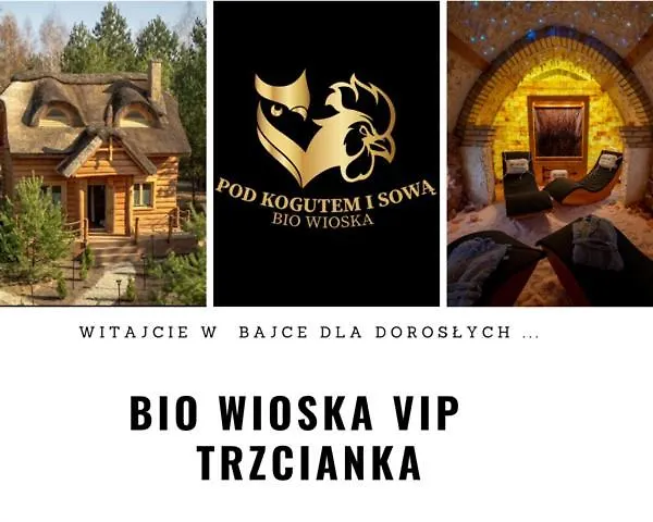 Lantställe Pod Kogutem I Sowa - Bio Wioska Z Domkami Premium W Goralskim Stylu Vip