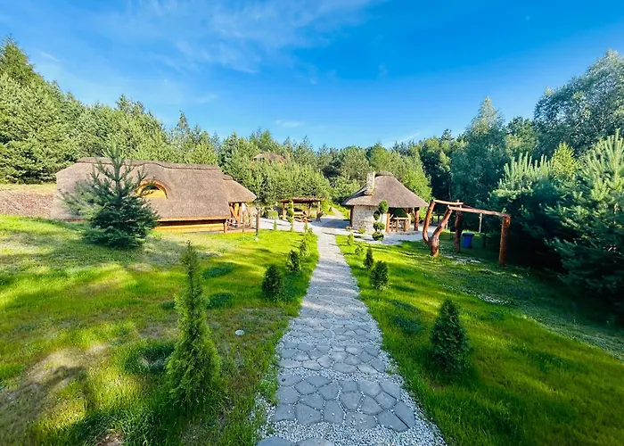 Lantställe Pod Kogutem I Sowa - Bio Wioska Z Domkami Premium W Goralskim Stylu Vip Postołowo