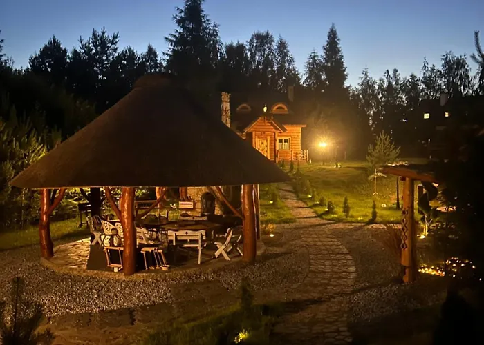 Lantställe Pod Kogutem I Sowa - Bio Wioska Z Domkami Premium W Goralskim Stylu Vip