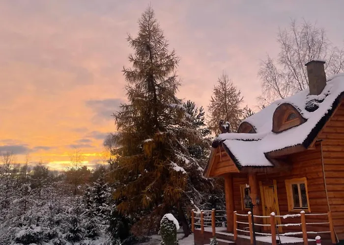 Lantställe Pod Kogutem I Sowa - Bio Wioska Z Domkami Premium W Goralskim Stylu Vip