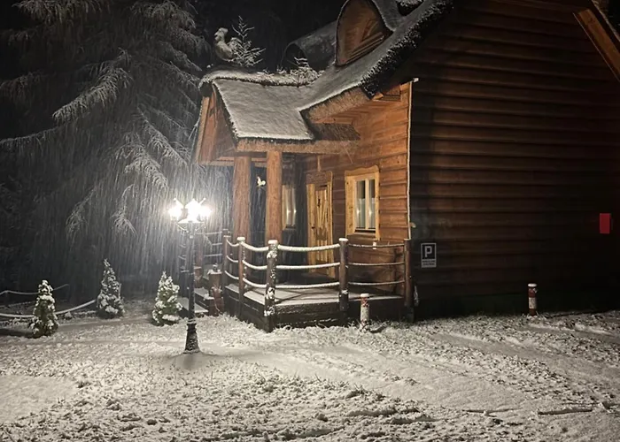 Lantställe Pod Kogutem I Sowa - Bio Wioska Z Domkami Premium W Goralskim Stylu Vip